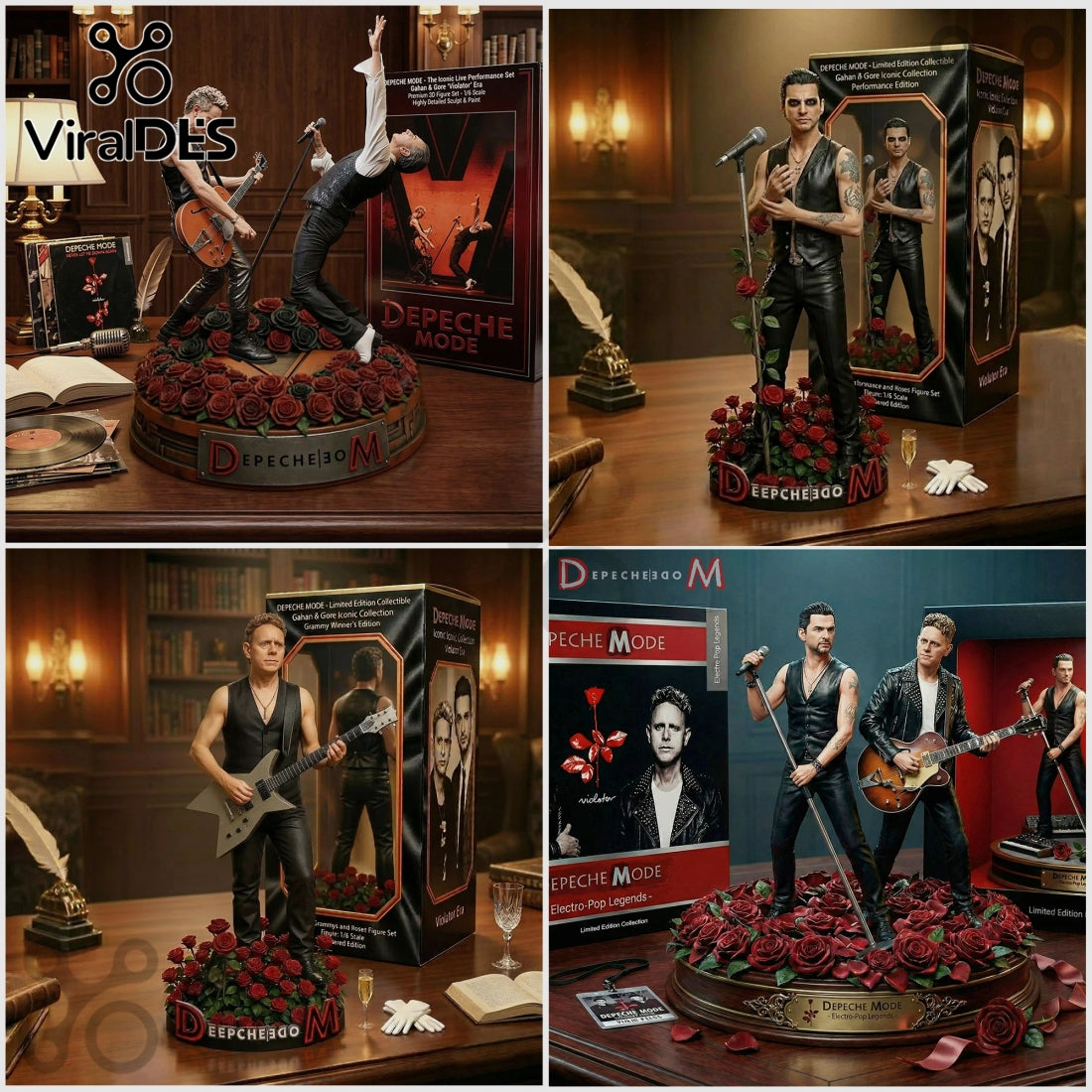 Depeche Mode Electro-Pop Legends Limited Edition Statue Collectible Figure