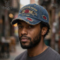 Depeche Mode Est. 1980 Distressed Denim Fashion Baseball Cap