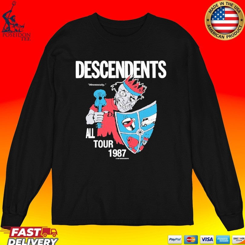 Descendents All Tour 1987 Jester T-shirt