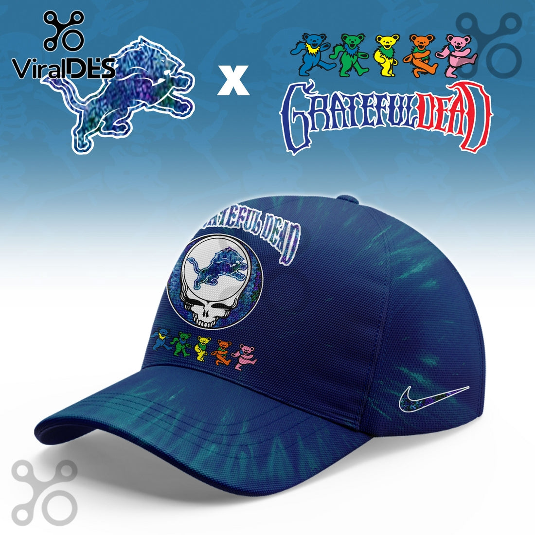 Detroit Lions Grateful Dead Limited Hoodie 2025