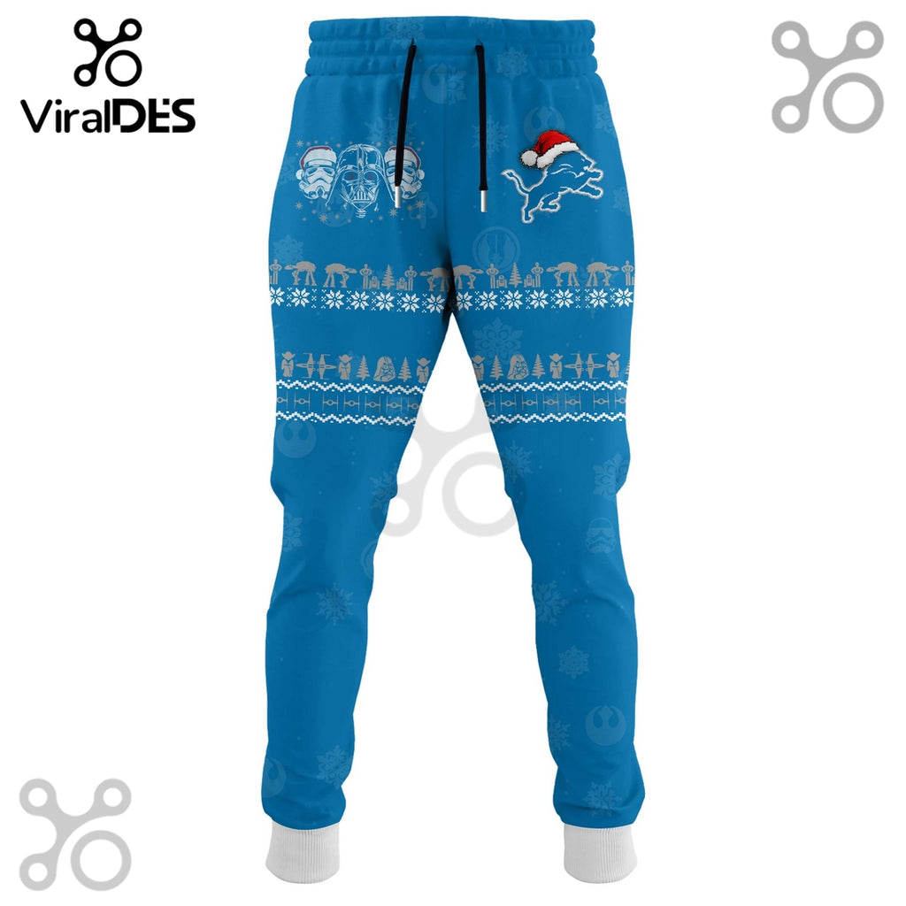 Detroit Lions Merry Christmas The Force Edition Hoodie 2025