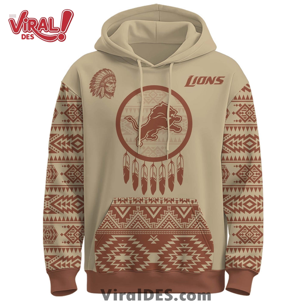 Detroit Lions Native American Heritage Month Hoodie, Long Pants