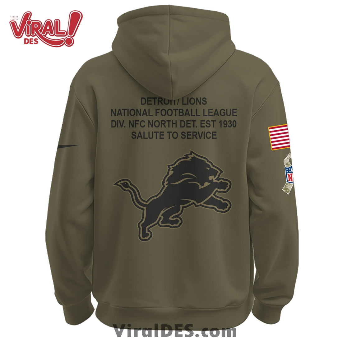 Detroit Lions Salute To Service Limited Edition Shirt