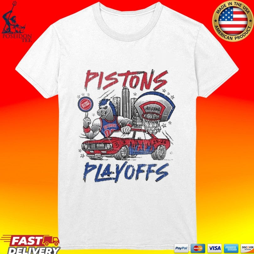 Detroit Pistons Playoffs 26 Justbyjuliana T-shirt