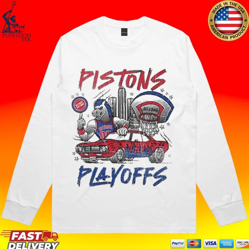 Detroit Pistons Playoffs 26 Justbyjuliana T-shirt