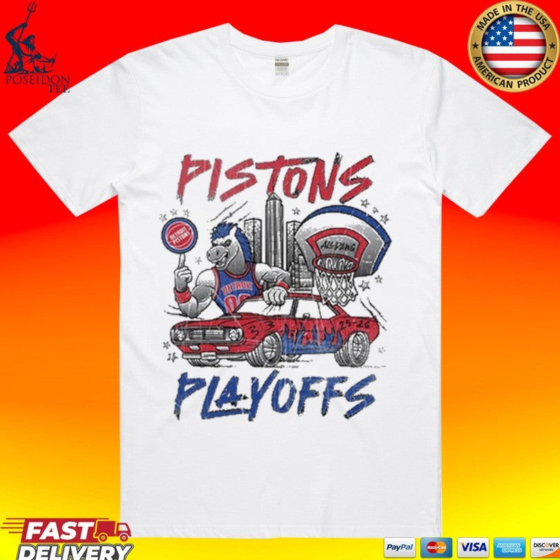 Detroit Pistons Playoffs 26 Justbyjuliana T-shirt