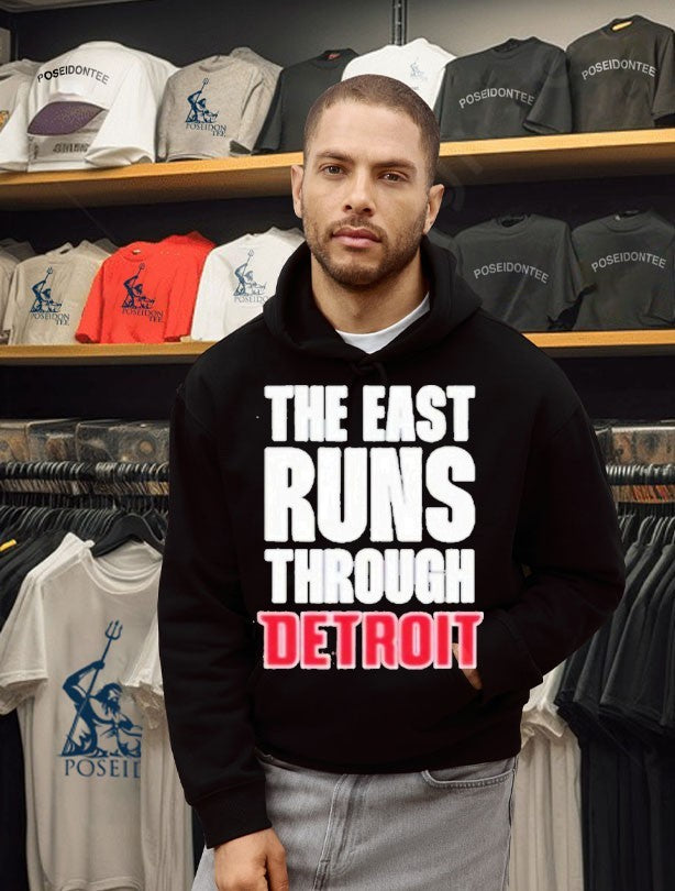 Detroit Pistons The East Runs Through Detroit T-shirt