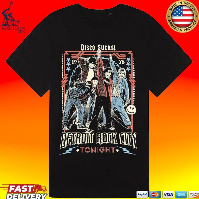 Detroit Rock City Tonight Disco Sucks 1978 T-shirt