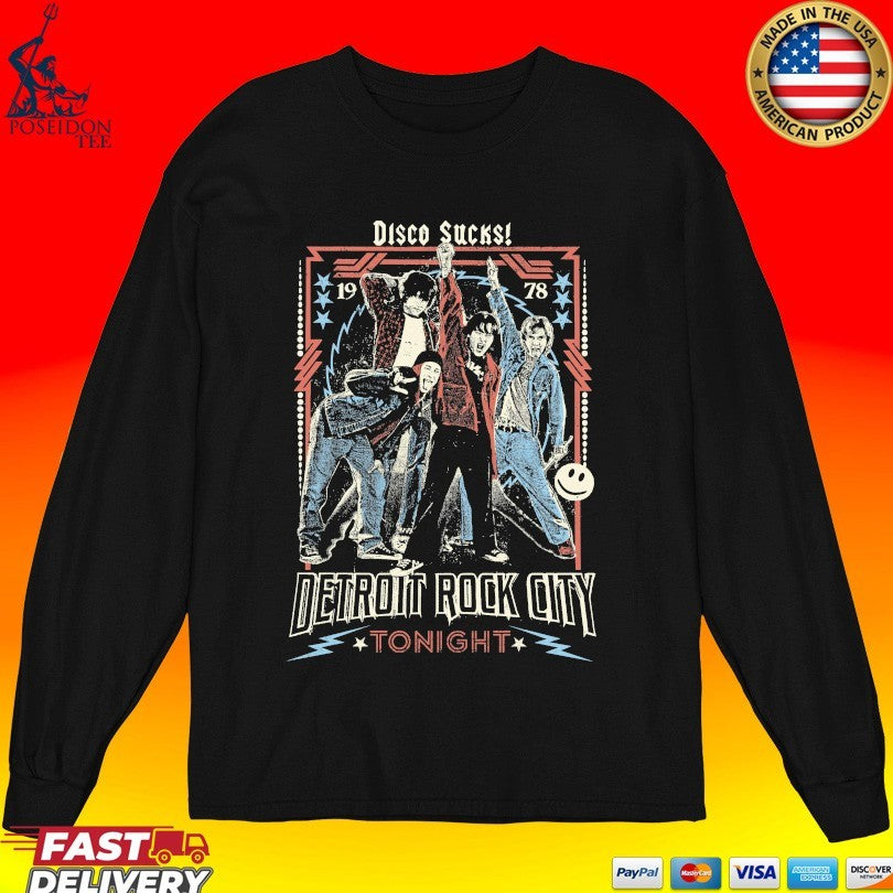 Detroit Rock City Tonight Disco Sucks 1978 T-shirt
