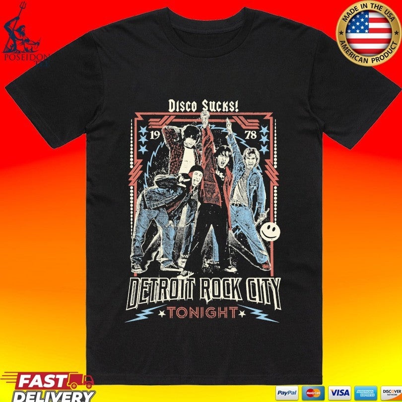 Detroit Rock City Tonight Disco Sucks 1978 T-shirt