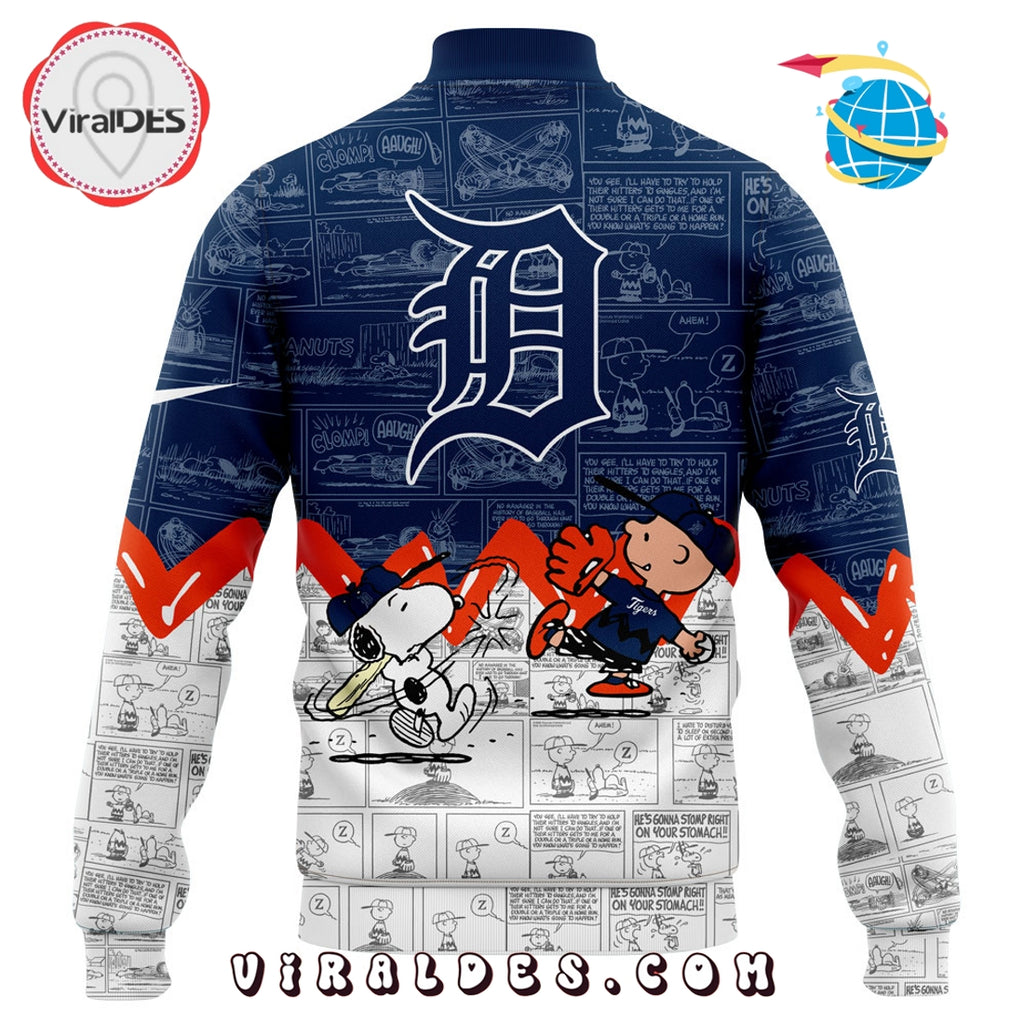 Detroit Tigers 75th Anniversary of Peanuts Baseball Jacket