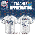 Detroit Tigers MLB Teacher Night White Baseball Jersey