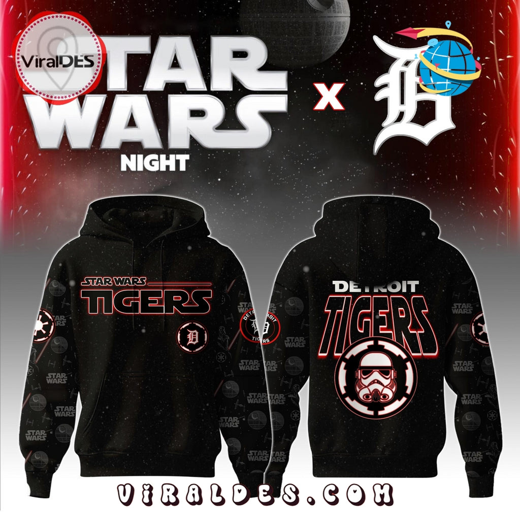 Detroit Tigers MLB x Star War Night Hoodie, Jogger, Cap