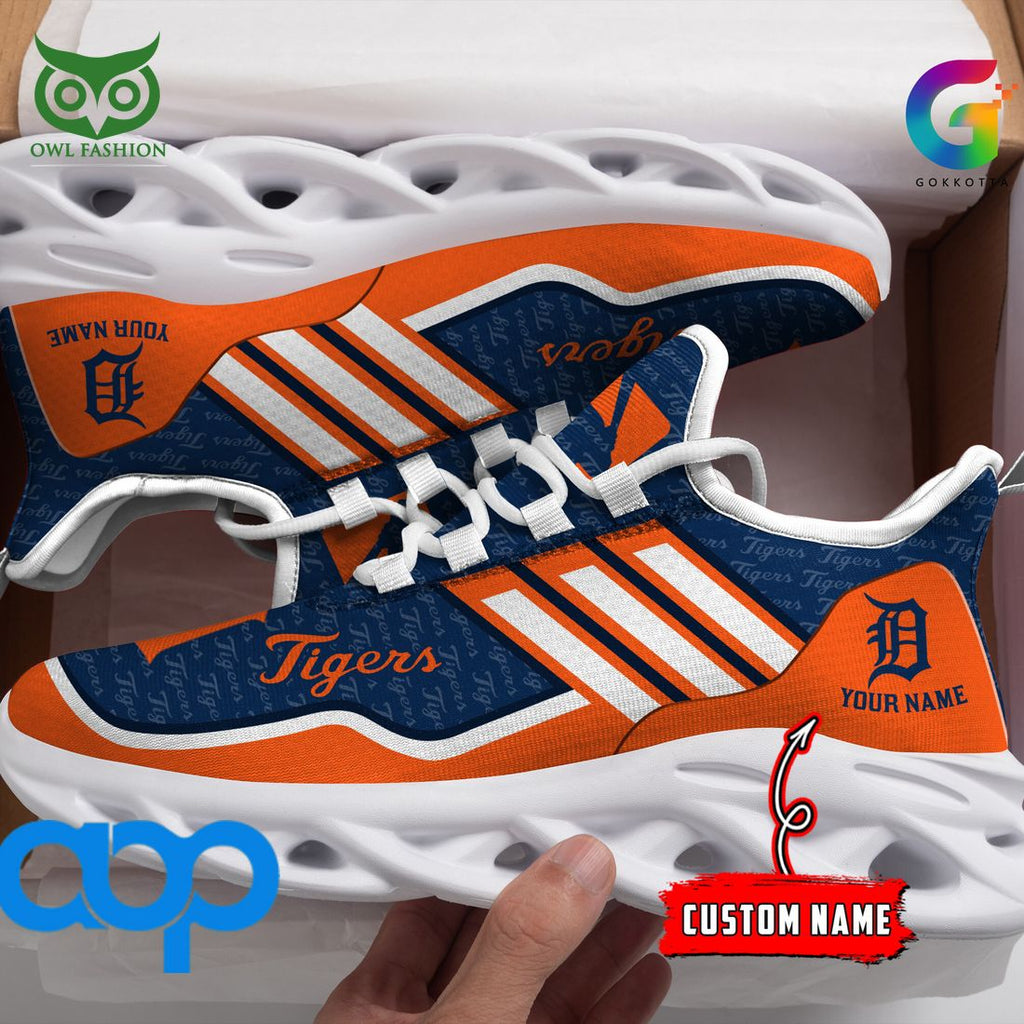 Detroit Tigers MLB Personalized New Max Soul Sneaker