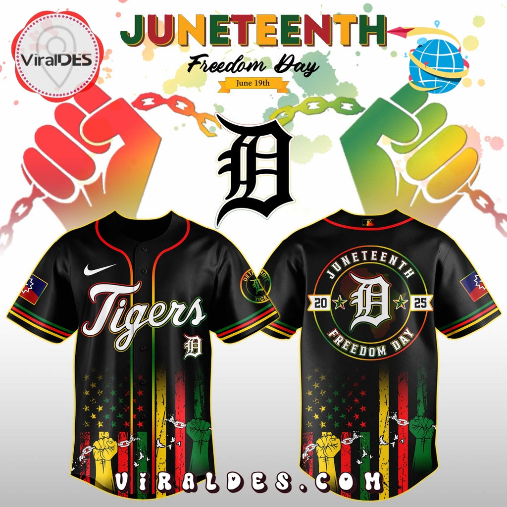 Detroit Tigers x 2025 Juneteenth Day Jersey