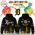 Detroit tigers x 2025 Juneteenth Freedom Day Hoodie, Long Pants