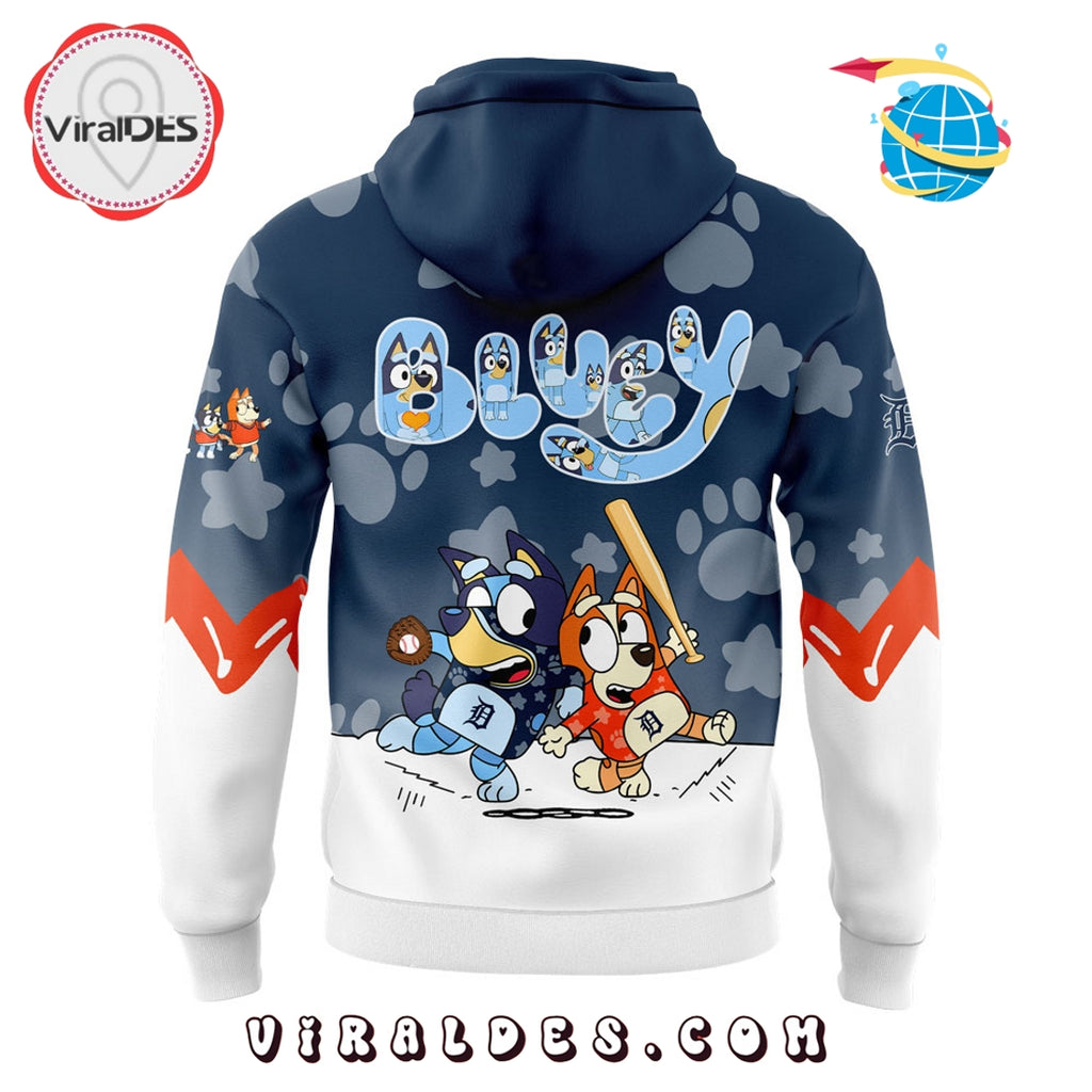 Detroit Tigers x Bluey and Bingo Hoodie