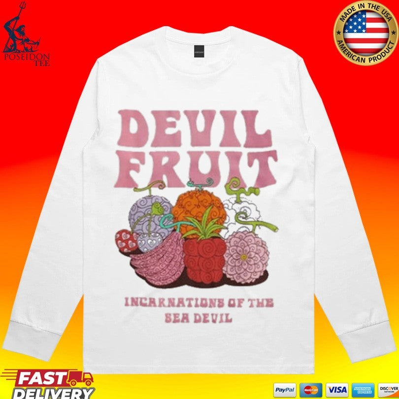Devil Fruit Incarnations Of The Sea Devil T-shirt