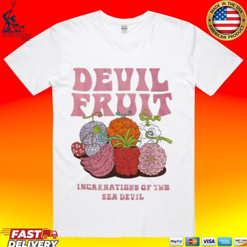 Devil Fruit Incarnations Of The Sea Devil T-shirt
