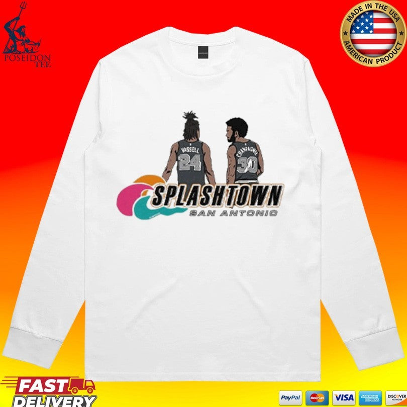 Devin Vassell And Julian Champagnie Splashtown San Antonio T-shirt