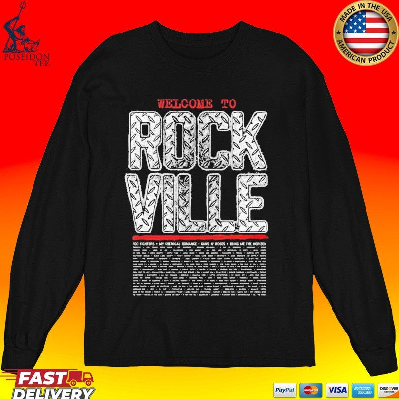 Diamond Plate Welcome To Rockville Daytona Beach FL On May 7 To 10 2026 T-shirt