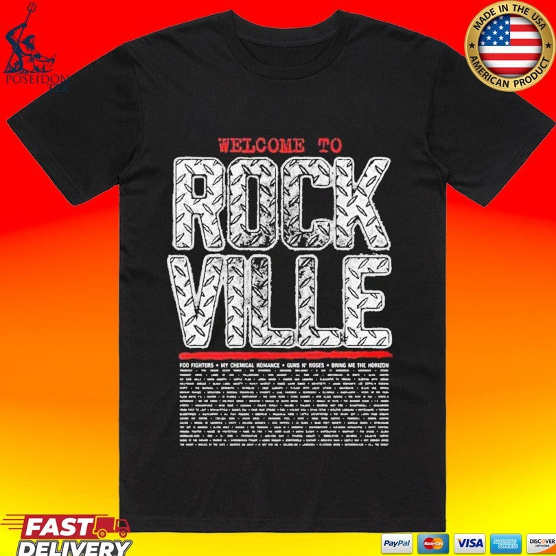 Diamond Plate Welcome To Rockville Daytona Beach FL On May 7 To 10 2026 T-shirt
