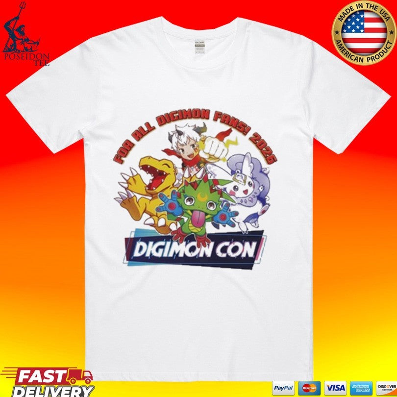 Digimon Con For All Digimon Fans 2026 T-shirt