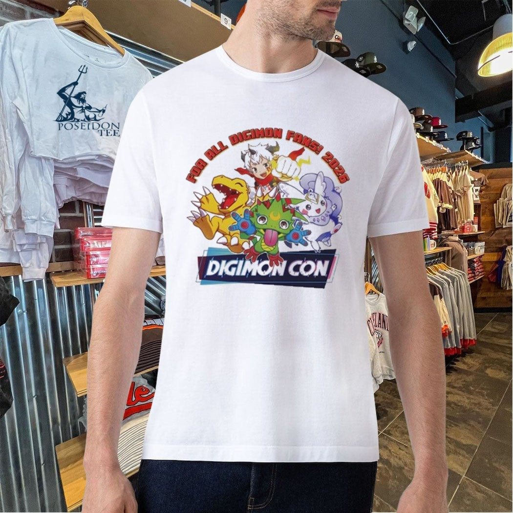 Digimon Con For All Digimon Fans 2026 T-shirt