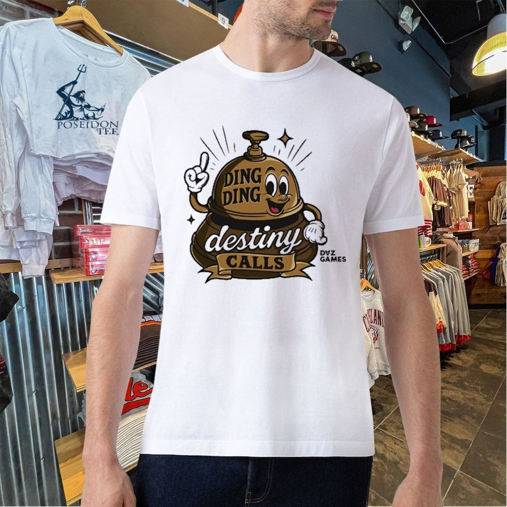 Ding Ding Destiny Calls Daz Games T-shirt