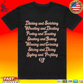 Dishing And Swishing Knicks Clyde Frazier Famous Sayings T-shirt