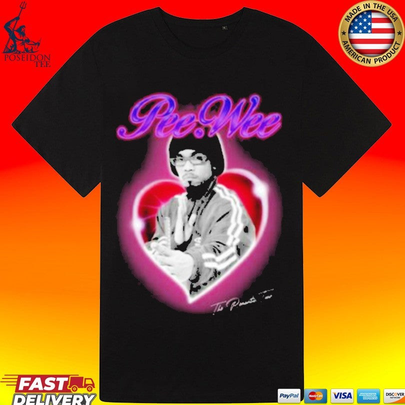 Dj Pee Wee Aka Anderson Paak Featured On The Romantic Tour Live 2026 Heart T-shirt