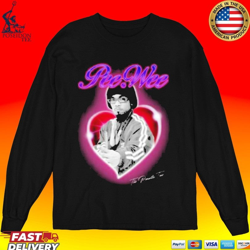 Dj Pee Wee Aka Anderson Paak Featured On The Romantic Tour Live 2026 Heart T-shirt