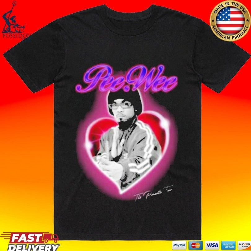 Dj Pee Wee Aka Anderson Paak Featured On The Romantic Tour Live 2026 Heart T-shirt