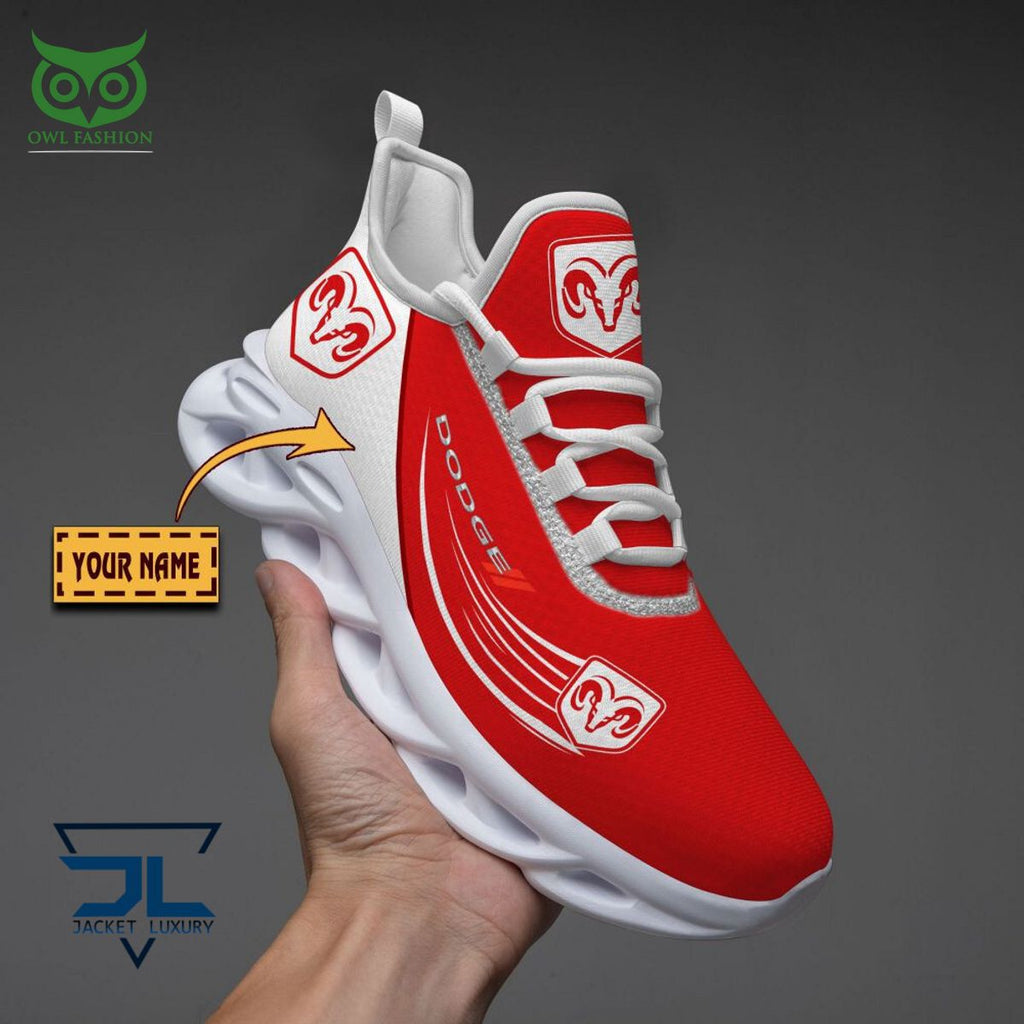 Dodge Car Brand Logo Personalized Max Soul Shoes