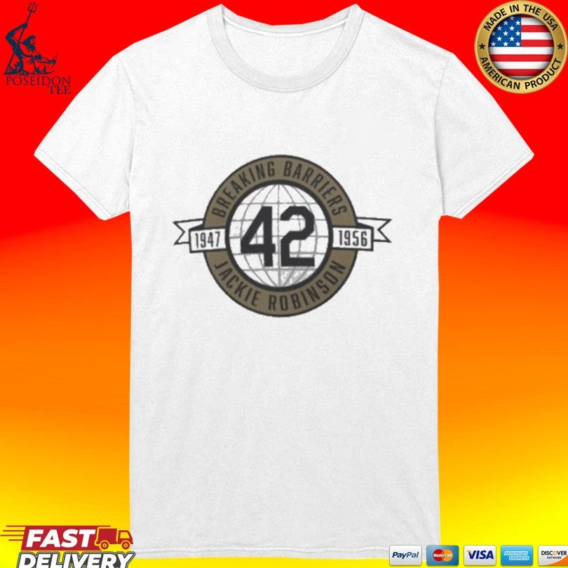 Dodgers Madness Jackie Robinson Barriers T-shirt