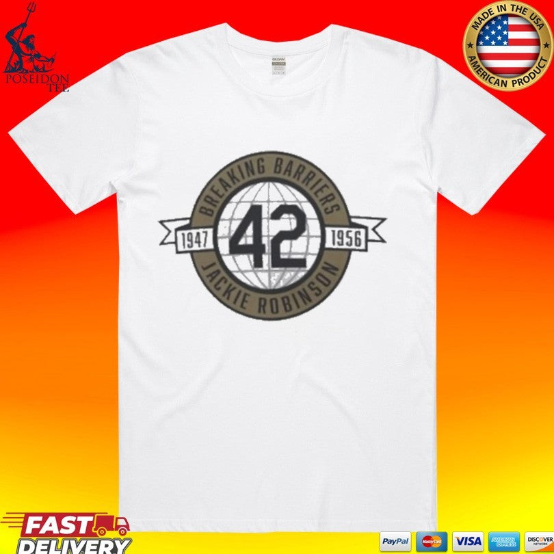 Dodgers Madness Jackie Robinson Barriers T-shirt