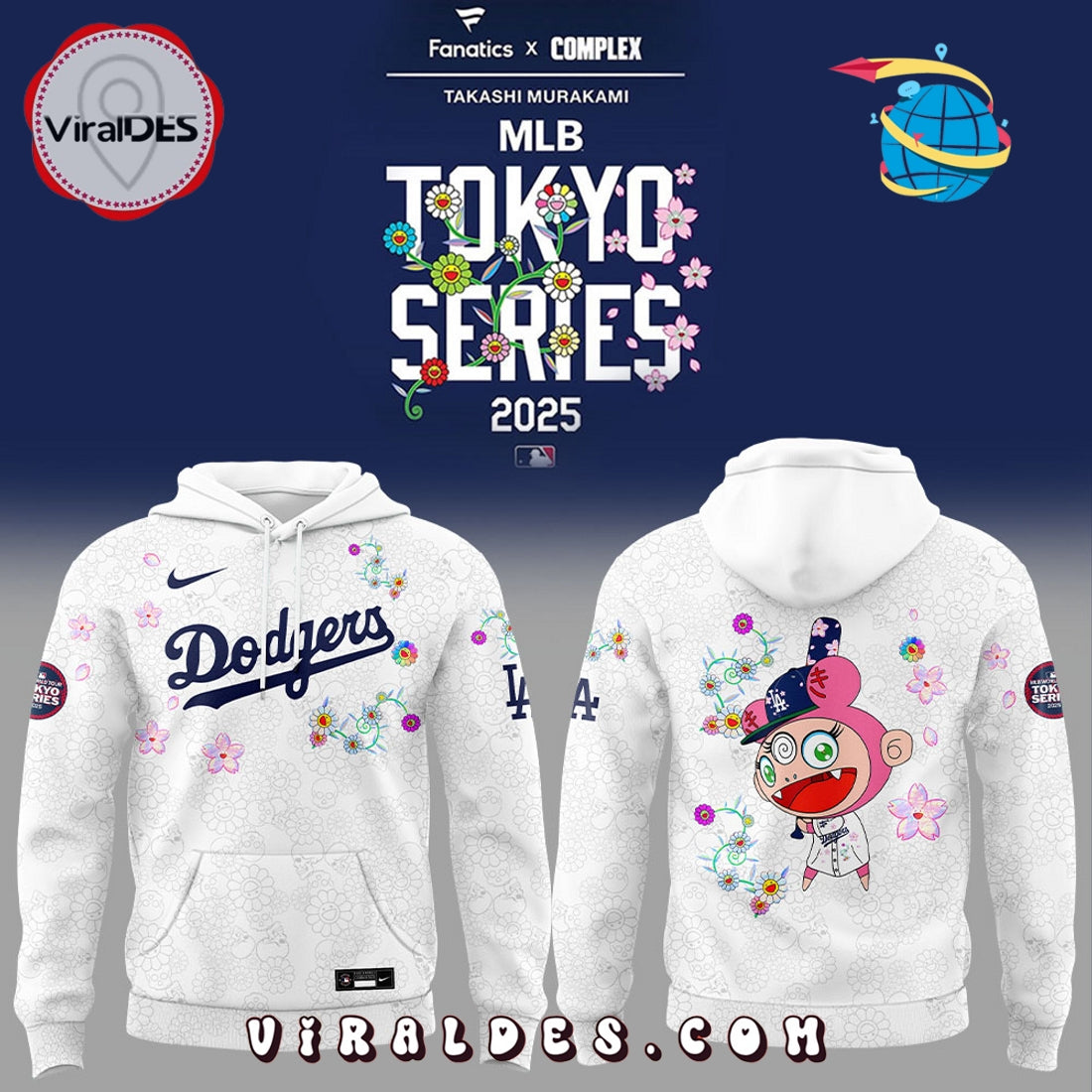 Dodgers Shohei Ohtani x Takashi Murakami Tokyo Series Hoodie