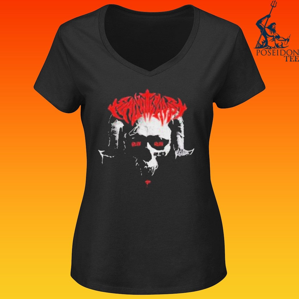 Doggie Slaughterhouse Skull T-shirt