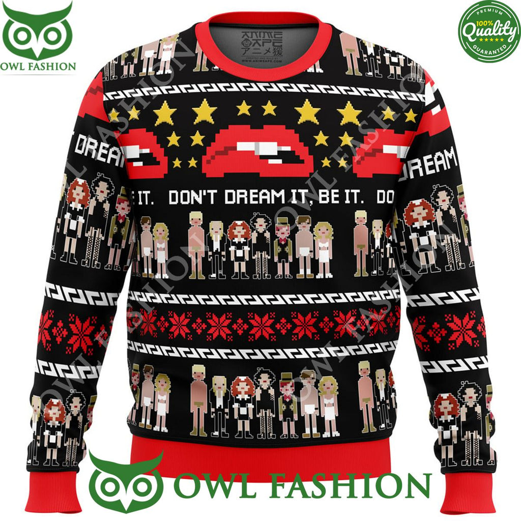 Dont Dream It Be It The Rocky Horror Picture Show Ugly Christmas Sweater Jumper