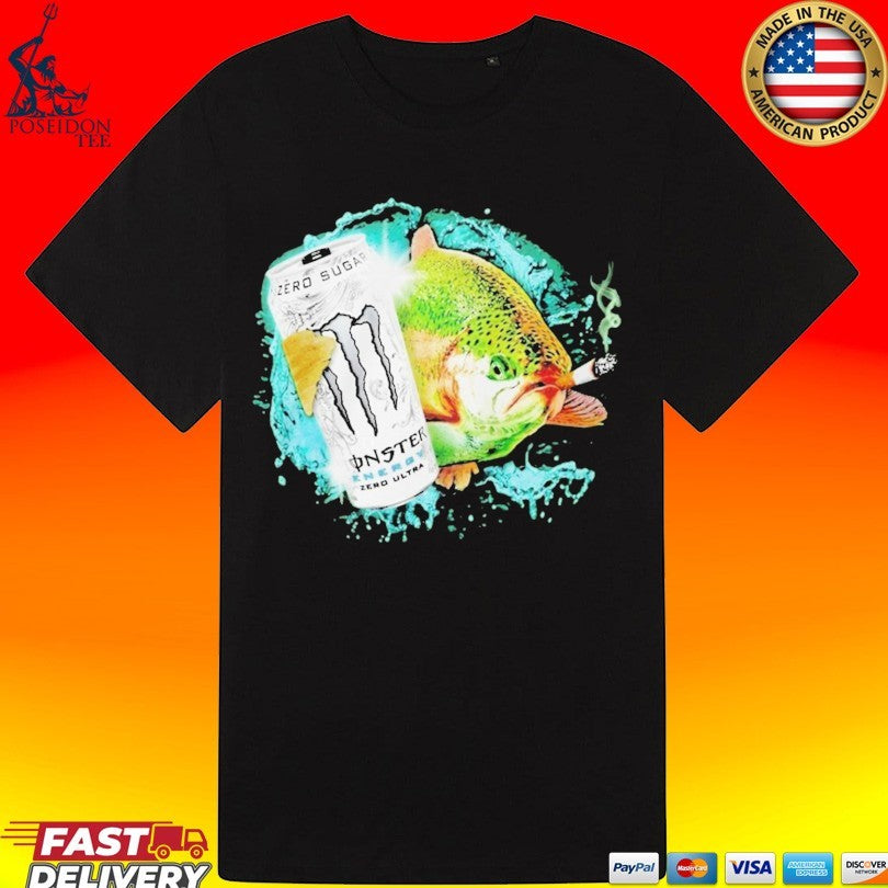 Dope Ass Fish Smoke Monster Beer T-shirt
