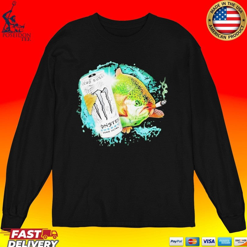 Dope Ass Fish Smoke Monster Beer T-shirt
