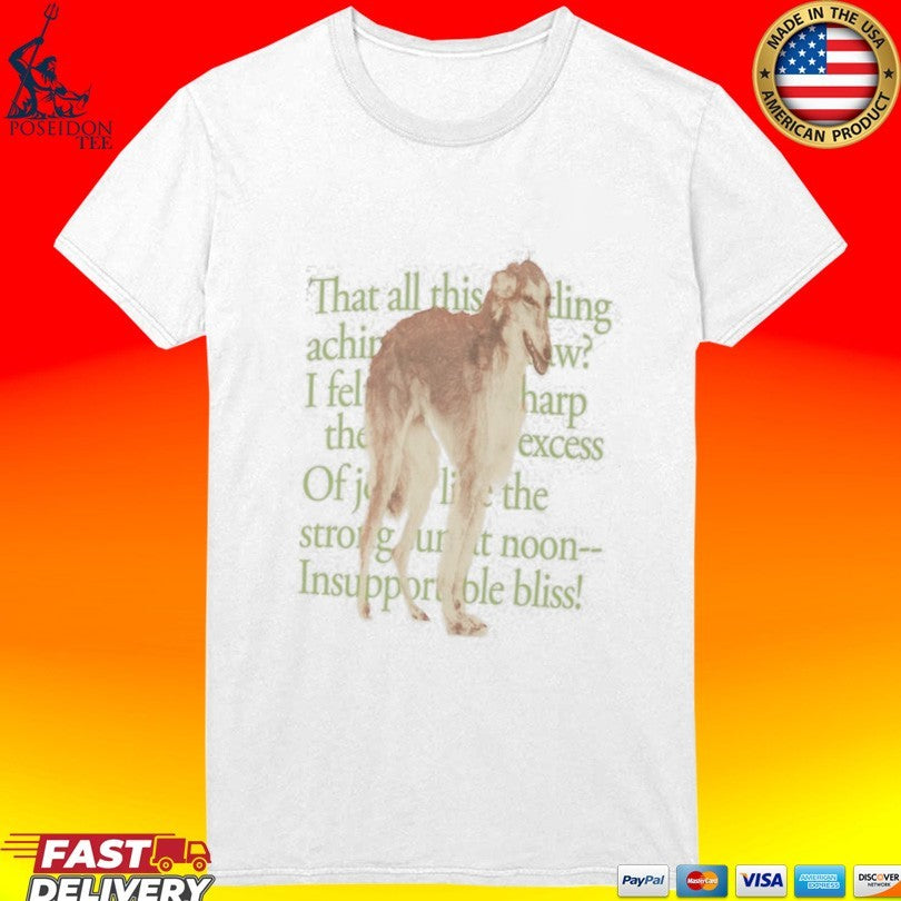 Dover Street Market Henry Johnson Poem Dog T-shirt