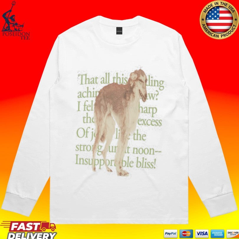 Dover Street Market Henry Johnson Poem Dog T-shirt