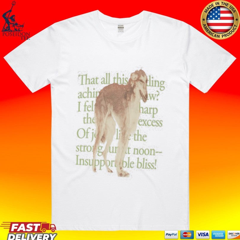 Dover Street Market Henry Johnson Poem Dog T-shirt