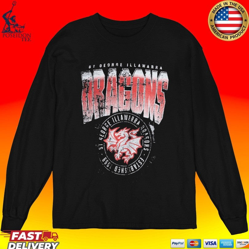 Dragons Adult Washed T-shirt