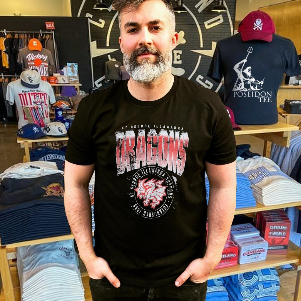 Dragons Adult Washed T-shirt