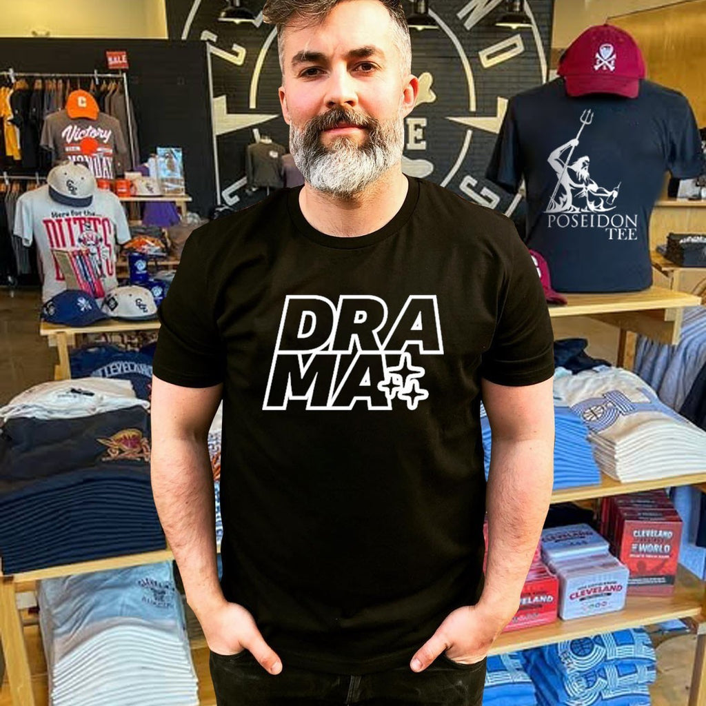 Drama Call Outline 3sta Stack T-shirt