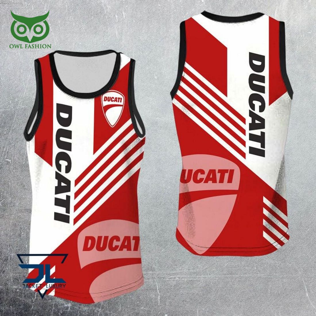 Ducati Car 3D Polo Tshirt