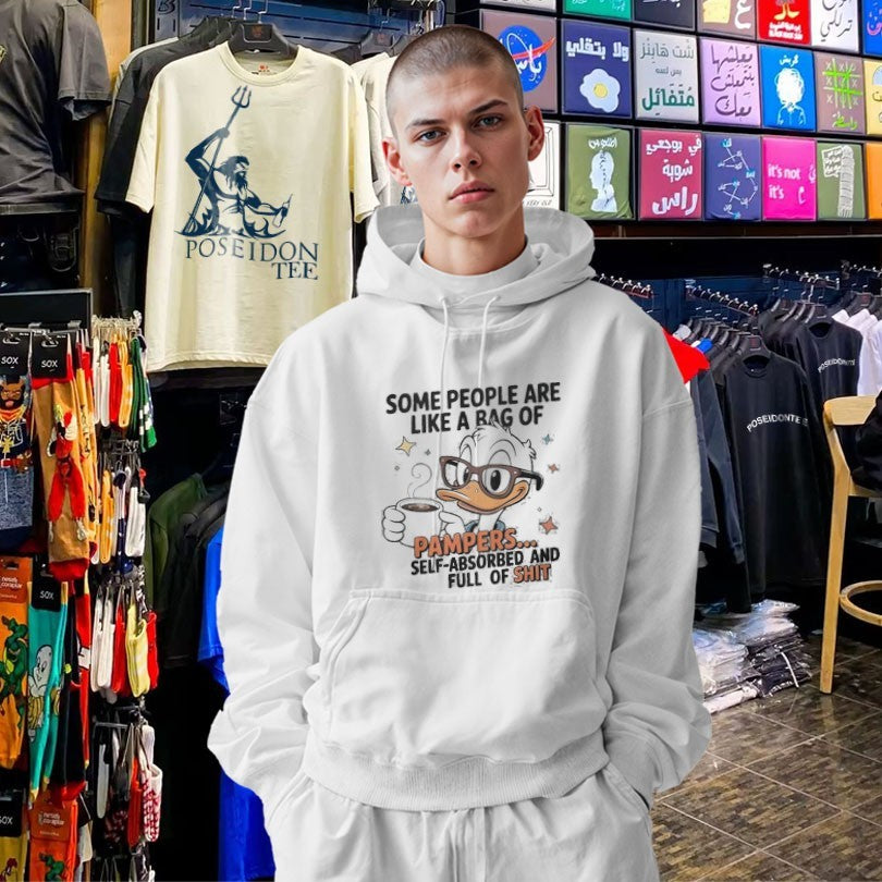 Duck Some People Are Like A Bag Of Pampers Self Absorbed And Full Of Shit T-shirt