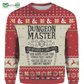 Dungeons And Dragons Ugly Knitted Christmas Sweater